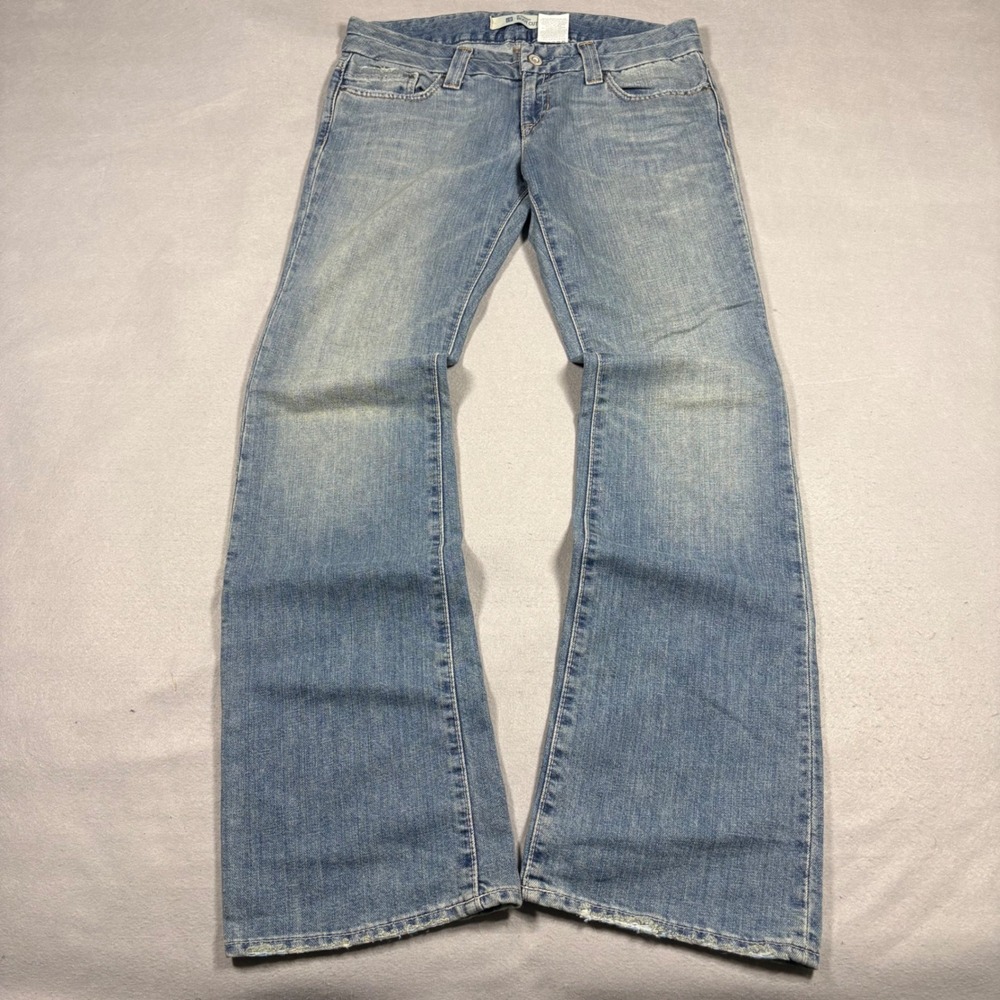 Gap Low Rise Boot Cut Jeans Light Wash Blue Denim 372059-00-1 Womens 8 Reg